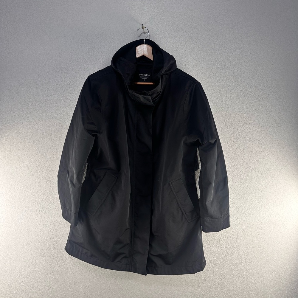Athleta Forecast Rainout Shell II Black Sz‎ XL